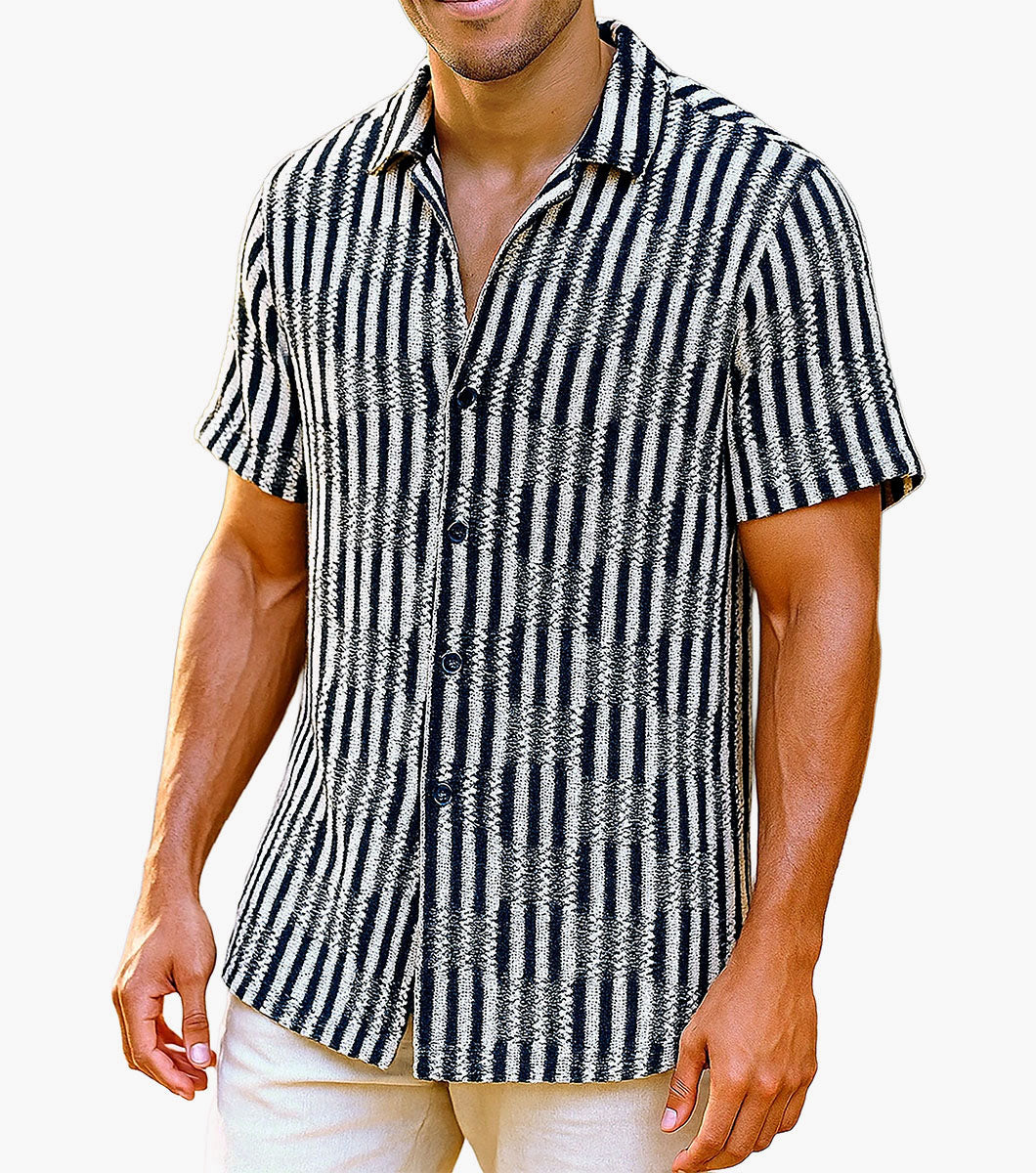 Stacy Adams Sawyer Button Down Shirt - Black