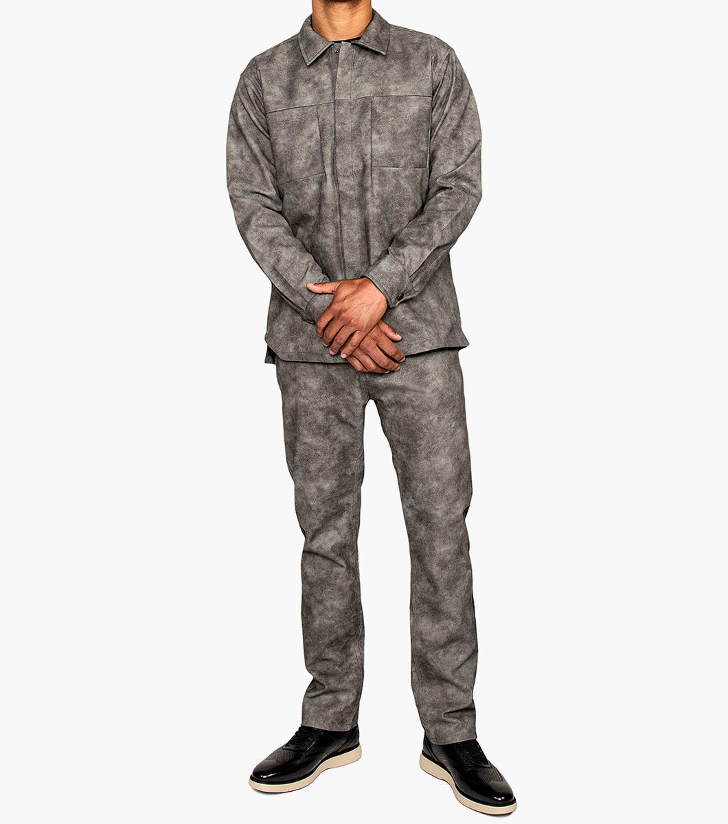 Stacy Adams Carter Pant Set Men’s Casual Wear - Gray