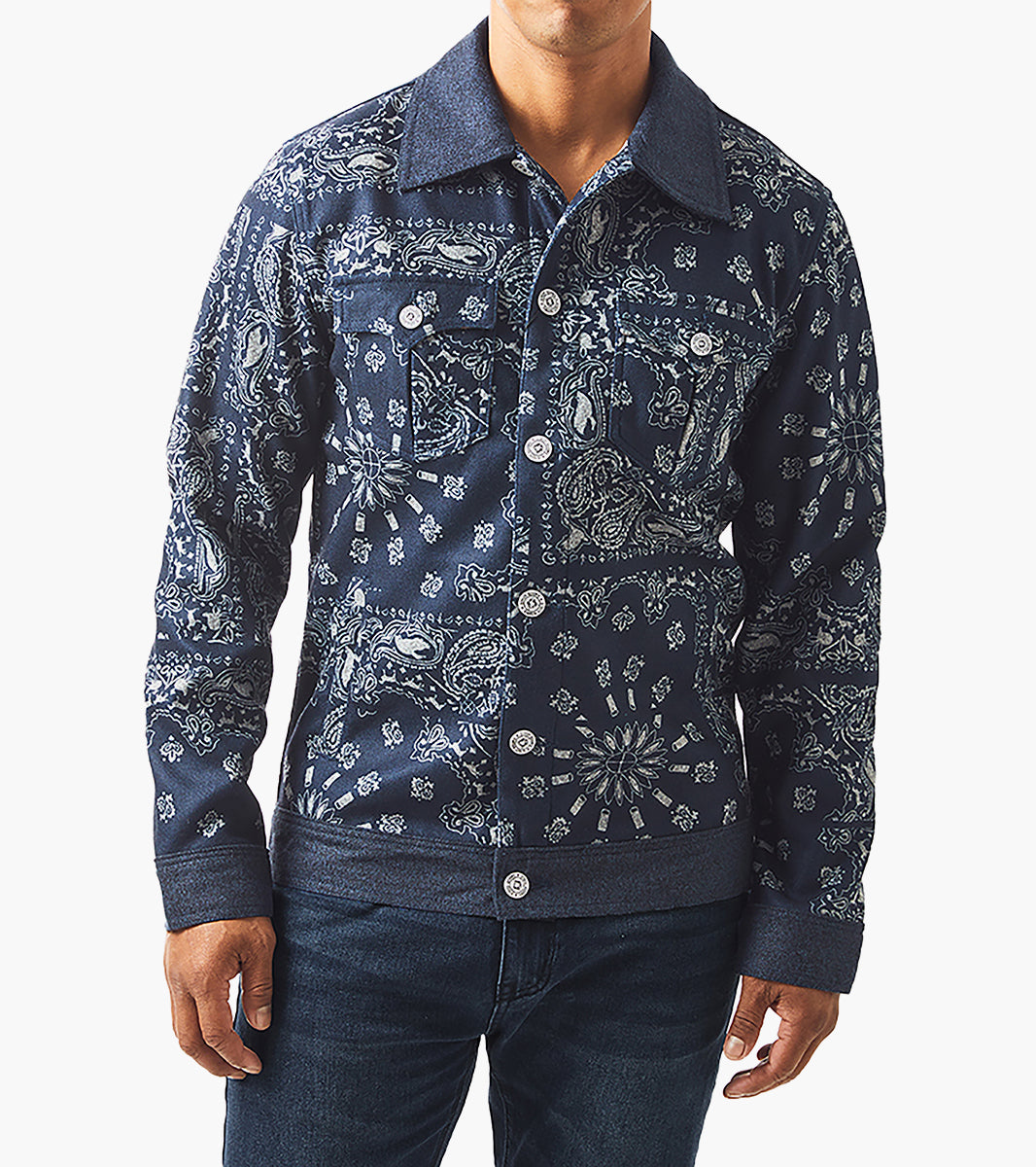 Stacy Adams Parker Shacket Men’s Casual Wear - Navy