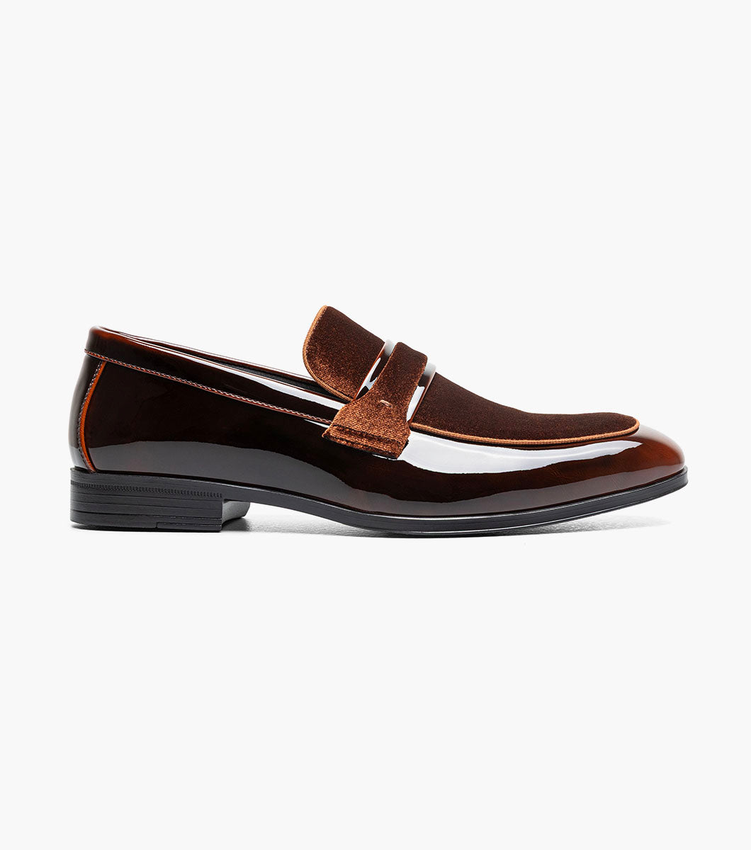 Stacy Adams Spratley Moc Toe Saddle Slip On Newest Shoes - Brown