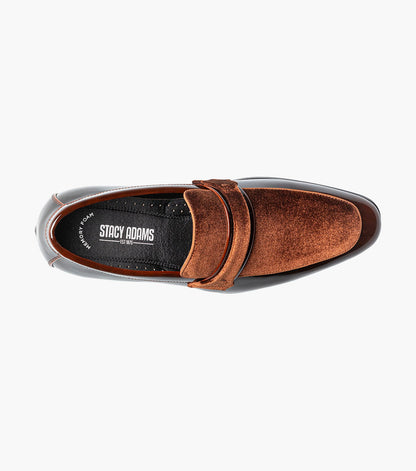Stacy Adams Spratley Moc Toe Saddle Slip On Newest Shoes - Brown