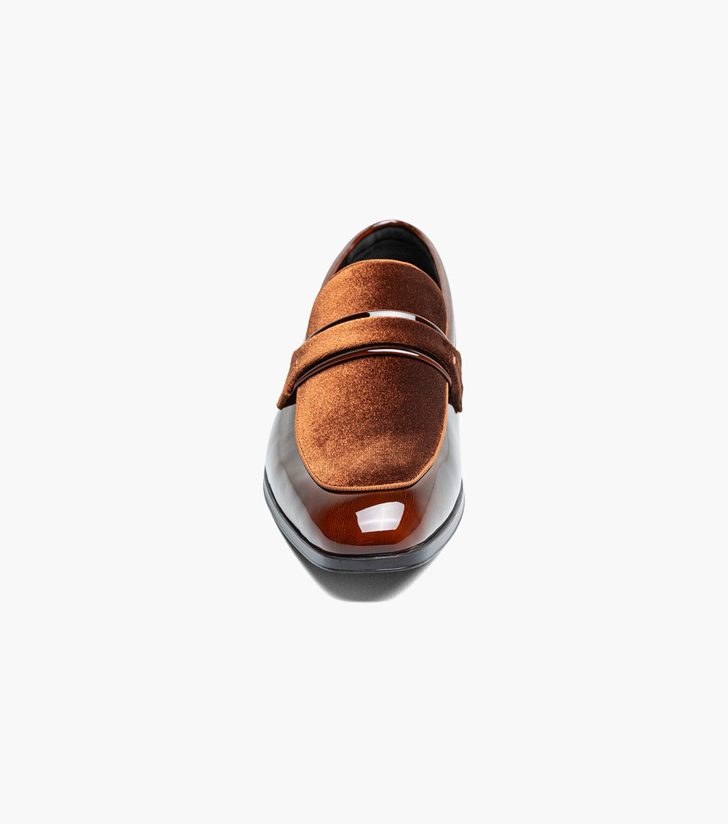 Stacy Adams Spratley Moc Toe Saddle Slip On Newest Shoes - Brown