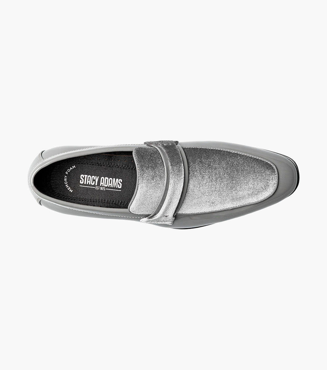 Stacy Adams Spratley Moc Toe Saddle Slip On Newest Shoes - Gray