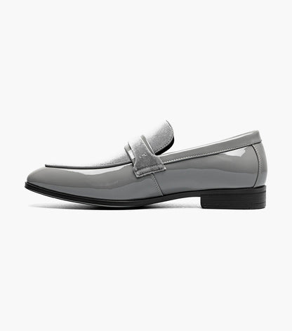 Stacy Adams Spratley Moc Toe Saddle Slip On Newest Shoes - Gray