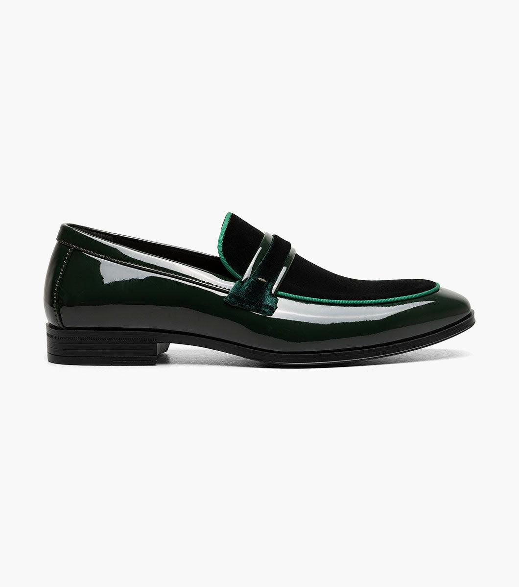 Stacy Adams Spratley Moc Toe Saddle Slip On Newest Shoes - Green