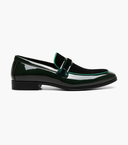 Stacy Adams Spratley Moc Toe Saddle Slip On Newest Shoes - Green