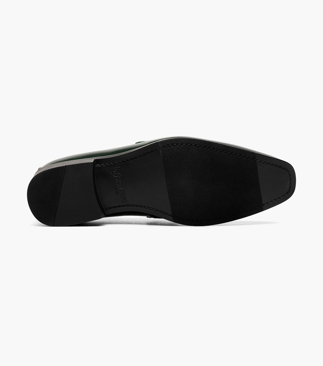 Stacy Adams Spratley Moc Toe Saddle Slip On Newest Shoes - Green