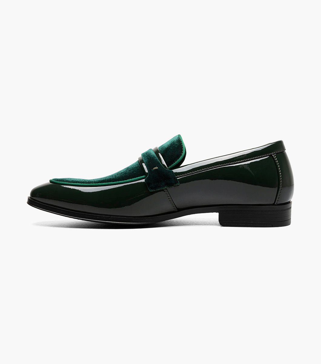 Stacy Adams Spratley Moc Toe Saddle Slip On Newest Shoes - Green