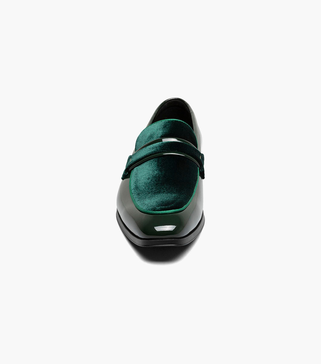 Stacy Adams Spratley Moc Toe Saddle Slip On Newest Shoes - Green
