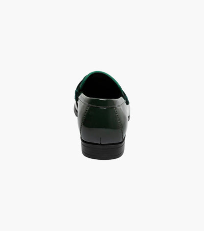 Stacy Adams Spratley Moc Toe Saddle Slip On Newest Shoes - Green