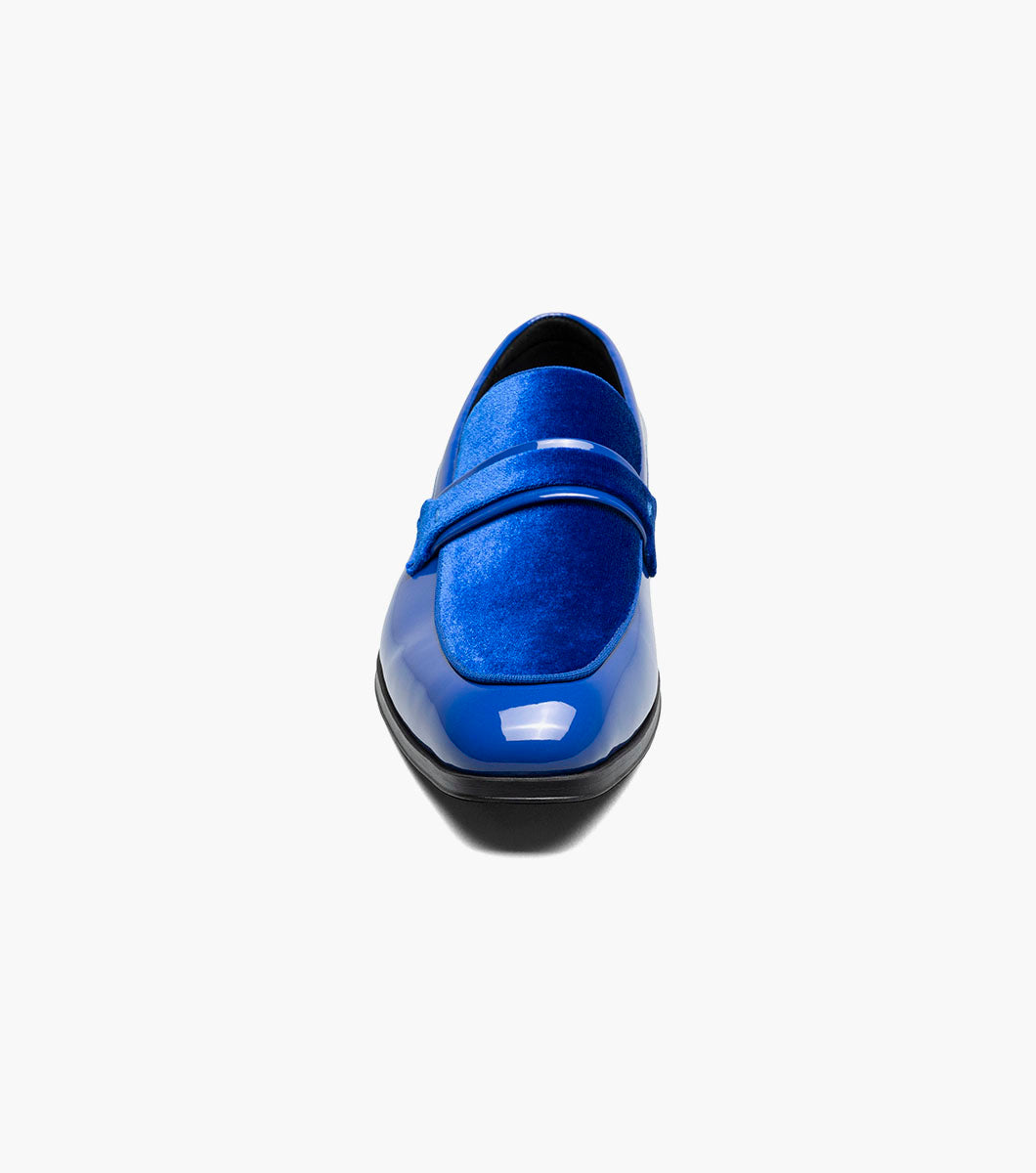 Stacy Adams Spratley Moc Toe Saddle Slip On Newest Shoes - Royal
