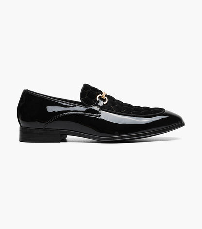 Stacy Adams Sprague Moc Toe Bit Slip On Newest Shoes - Black