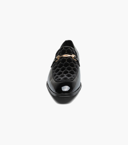 Stacy Adams Sprague Moc Toe Bit Slip On Newest Shoes - Black