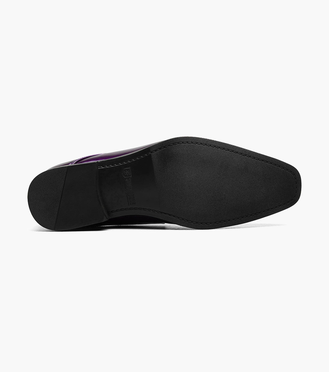 Stacy Adams Sprague Moc Toe Bit Slip On Newest Shoes - Purple