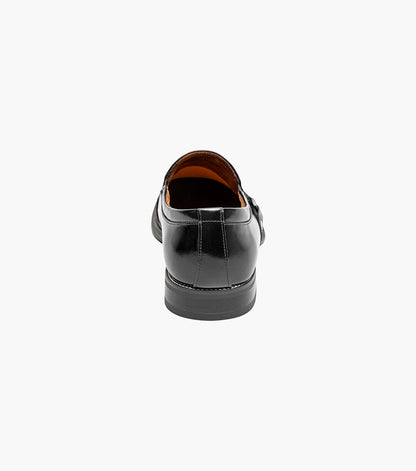 Stacy Adams Alistair Plain Toe Ornament Slip On Men’s Dress Shoes - Black