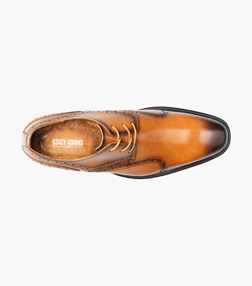 Stacy Adams Alexander Plain Toe Oxford Men’s Dress Shoes - Tan