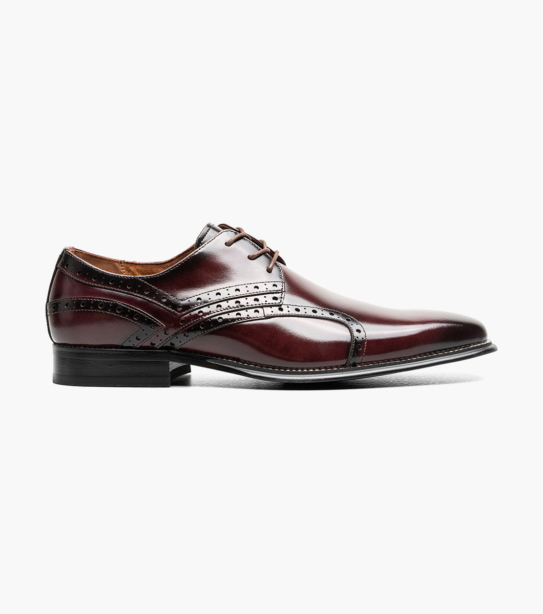 Stacy Adams Alexander Plain Toe Oxford Men’s Dress Shoes - Burgundy