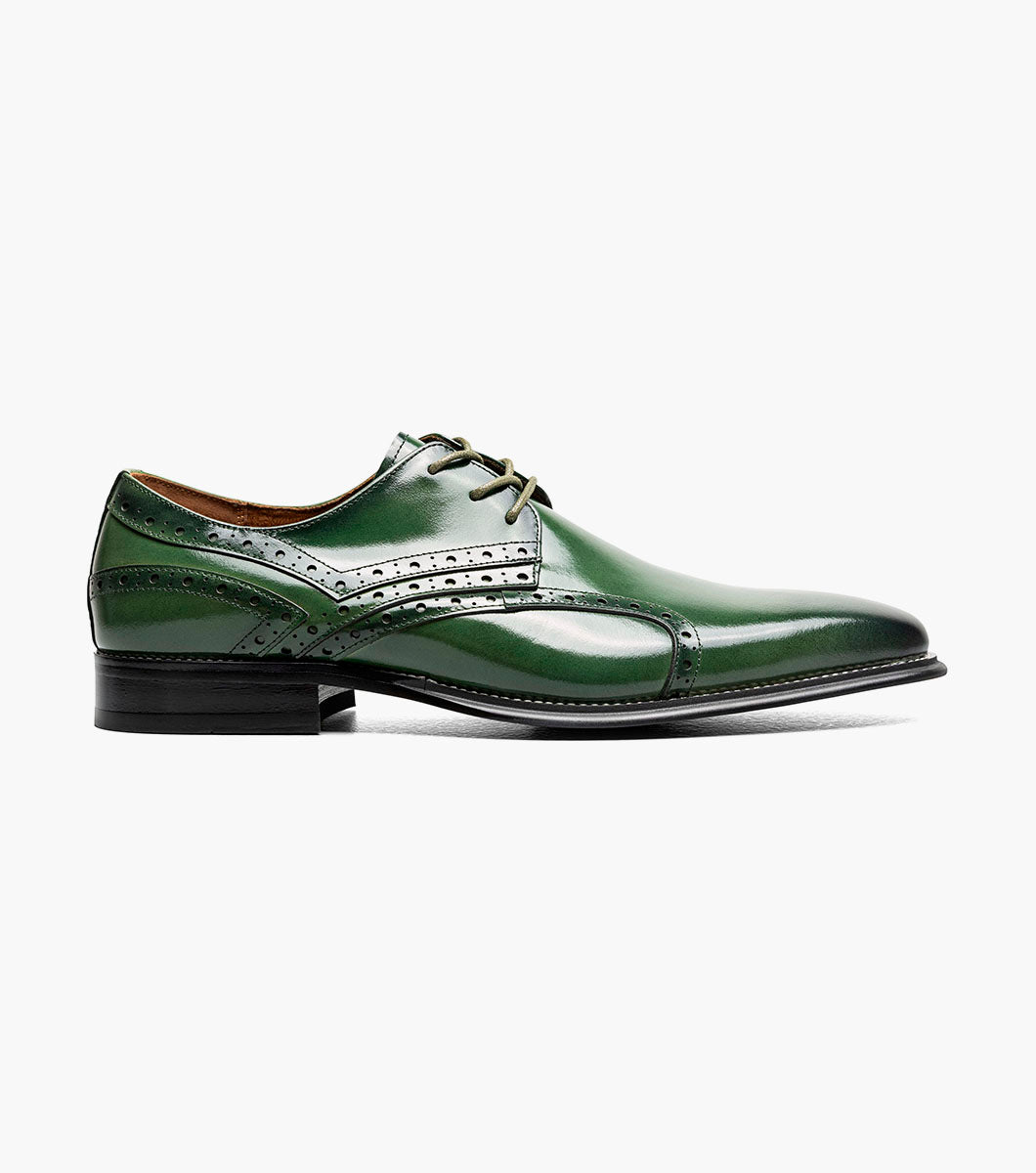 Stacy Adams Alexander Plain Toe Oxford Men’s Dress Shoes - Green