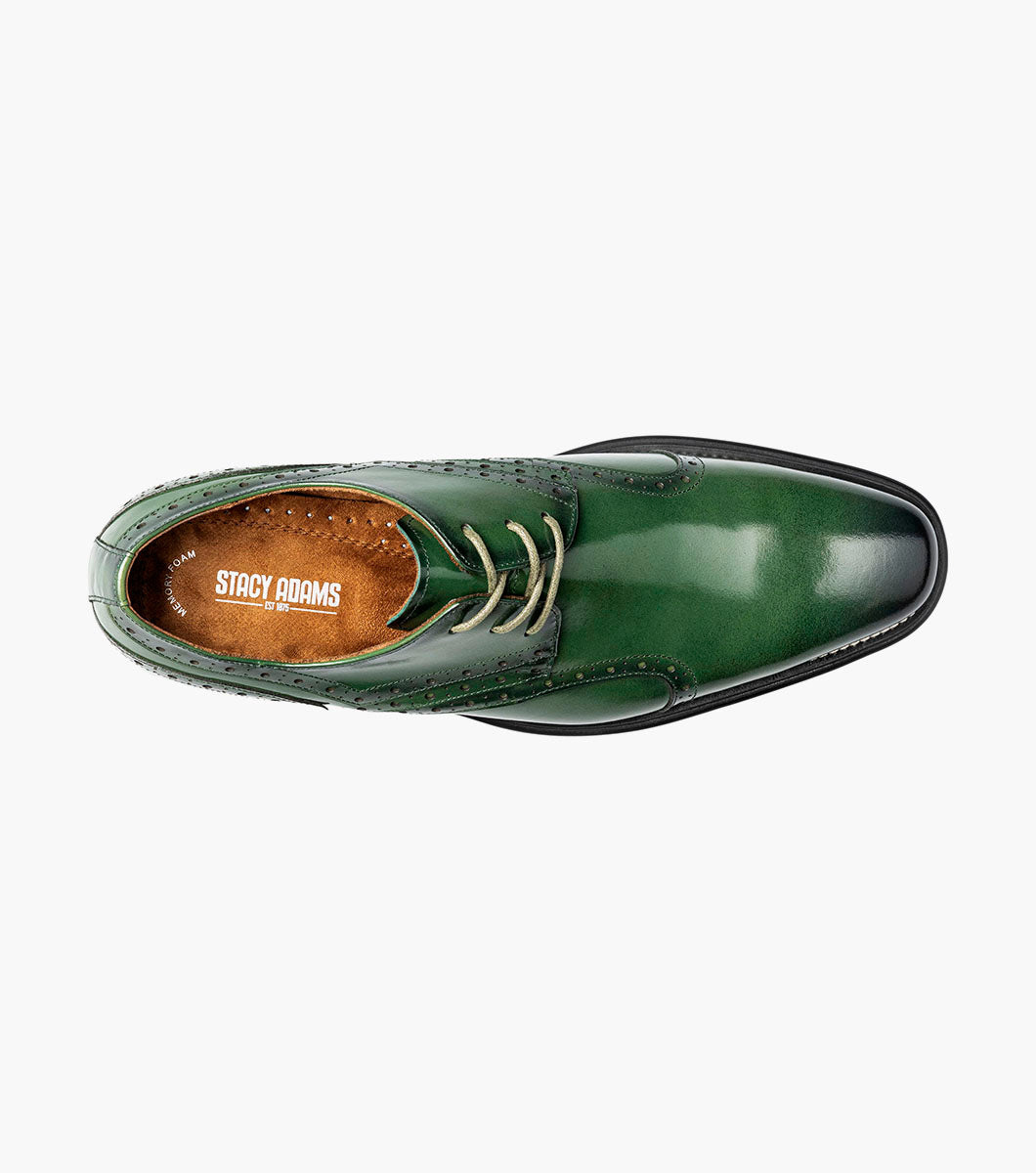 Stacy Adams Alexander Plain Toe Oxford Men’s Dress Shoes - Green