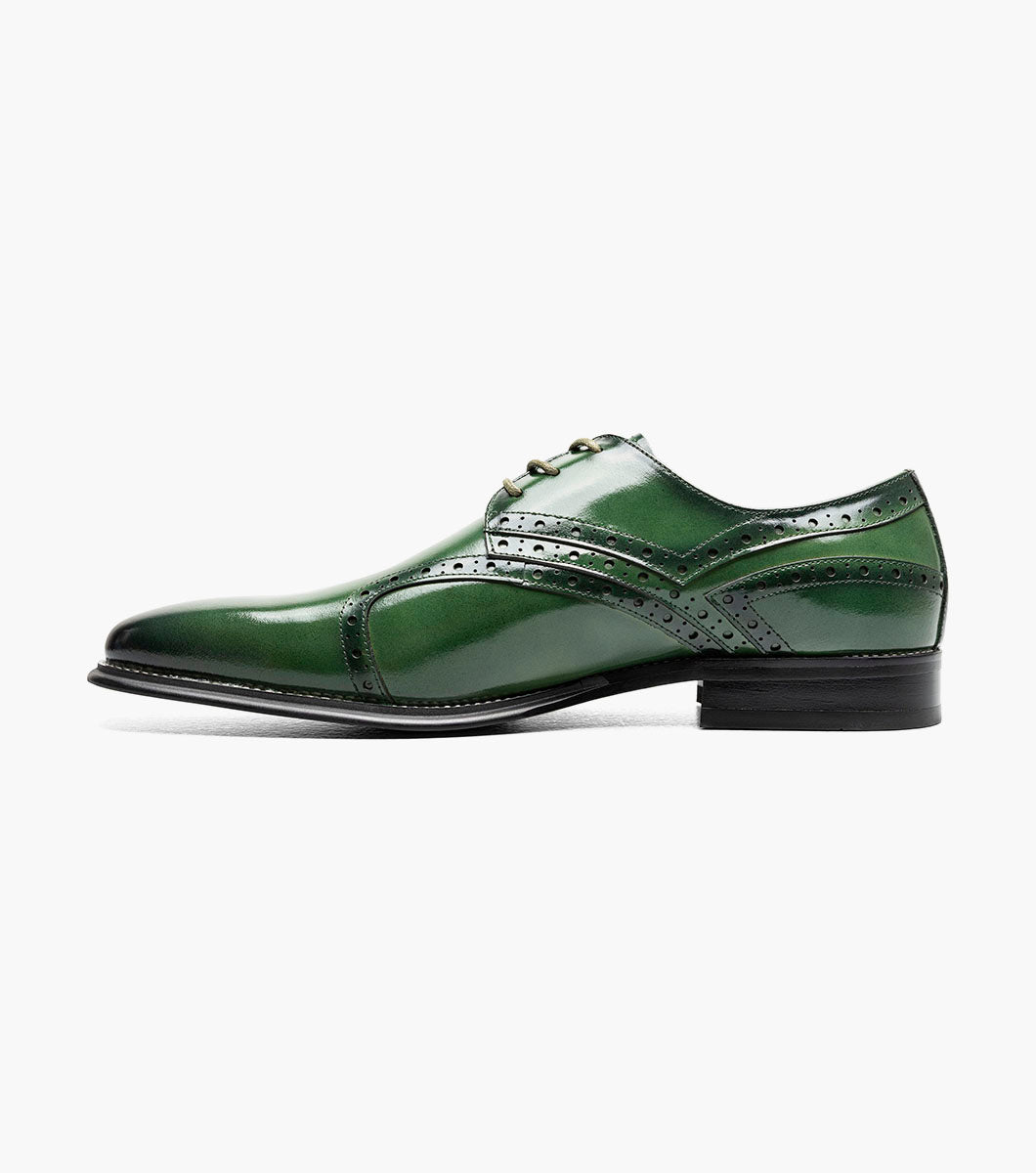 Stacy Adams Alexander Plain Toe Oxford Men’s Dress Shoes - Green