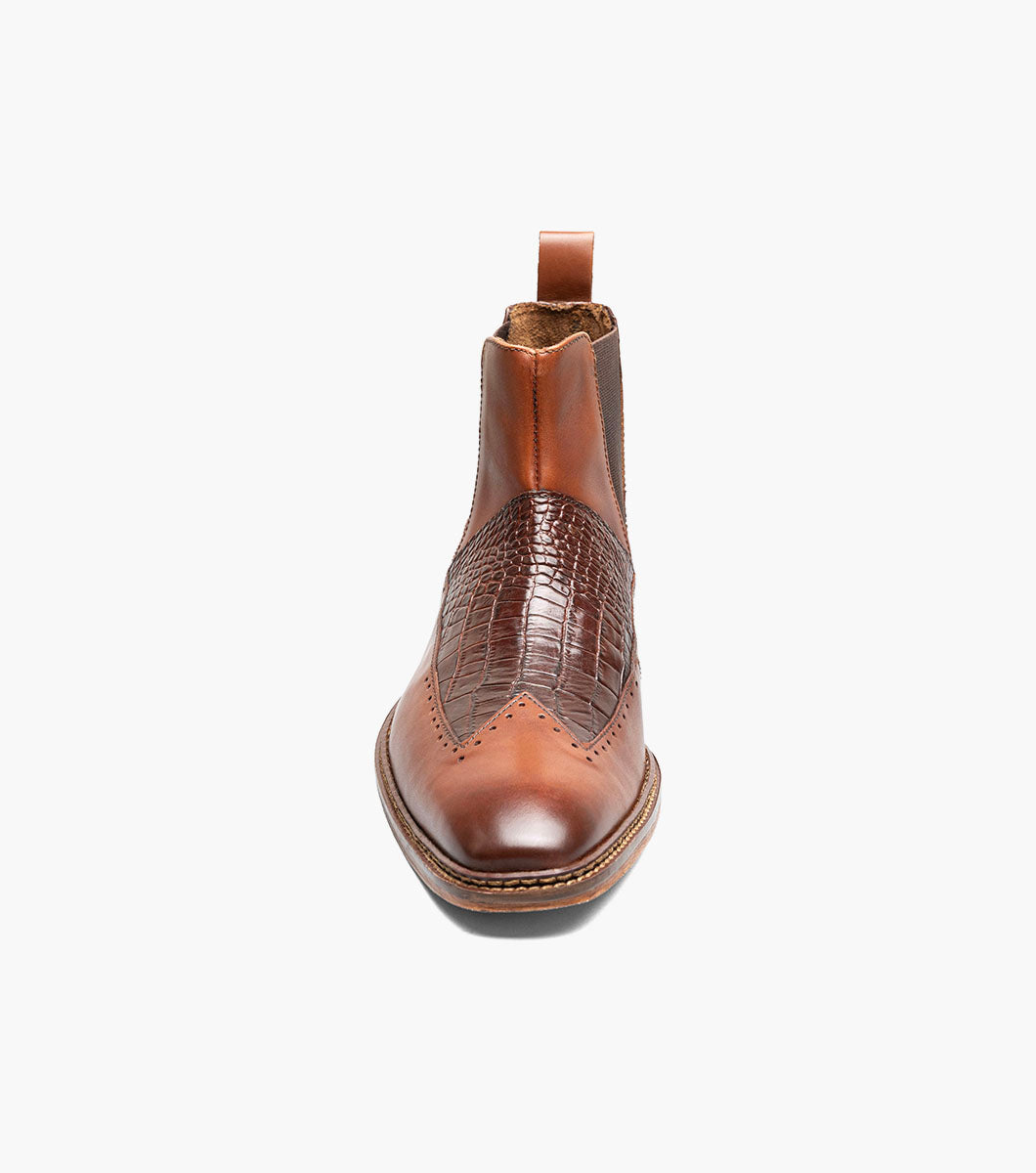 Stacy Adams Garza Wingtip Chelsea Boot Men’s Boots - Black