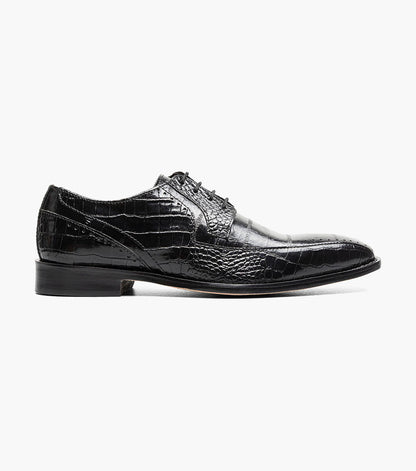 Stacy Adams Talamanco Bike Toe Oxford Men’s Dress Shoes - Black