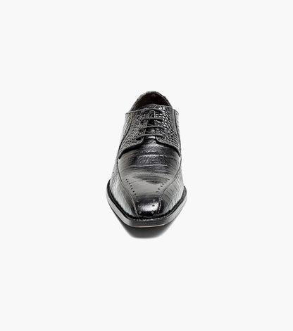 Stacy Adams Talamanco Bike Toe Oxford Men’s Dress Shoes - Black