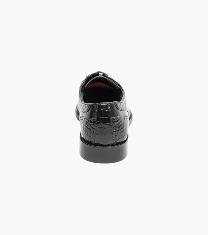 Stacy Adams Talamanco Bike Toe Oxford Men’s Dress Shoes - Black