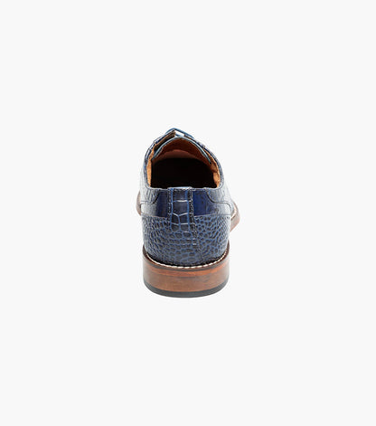 Stacy Adams Talamanco Bike Toe Oxford Men’s Dress Shoes - Blue