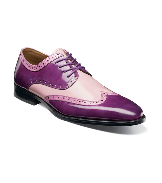 Stacy Adams Tindall Wingtip Oxford Newest Shoes - Purple Multi