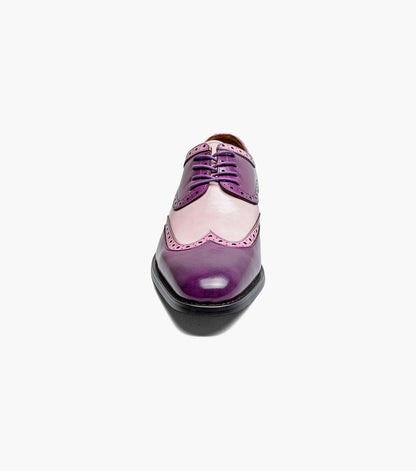 Stacy Adams Tindall Wingtip Oxford Newest Shoes - Purple Multi