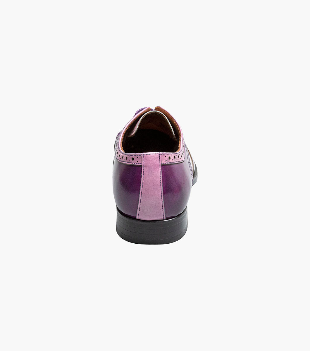 Stacy Adams Tindall Wingtip Oxford Newest Shoes - Purple Multi