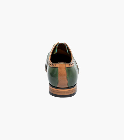 Stacy Adams Tindall Wingtip Oxford Newest Shoes - Olive Multi