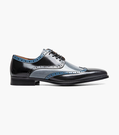 Stacy Adams Tindall Wingtip Oxford Newest Shoes - Black Multi