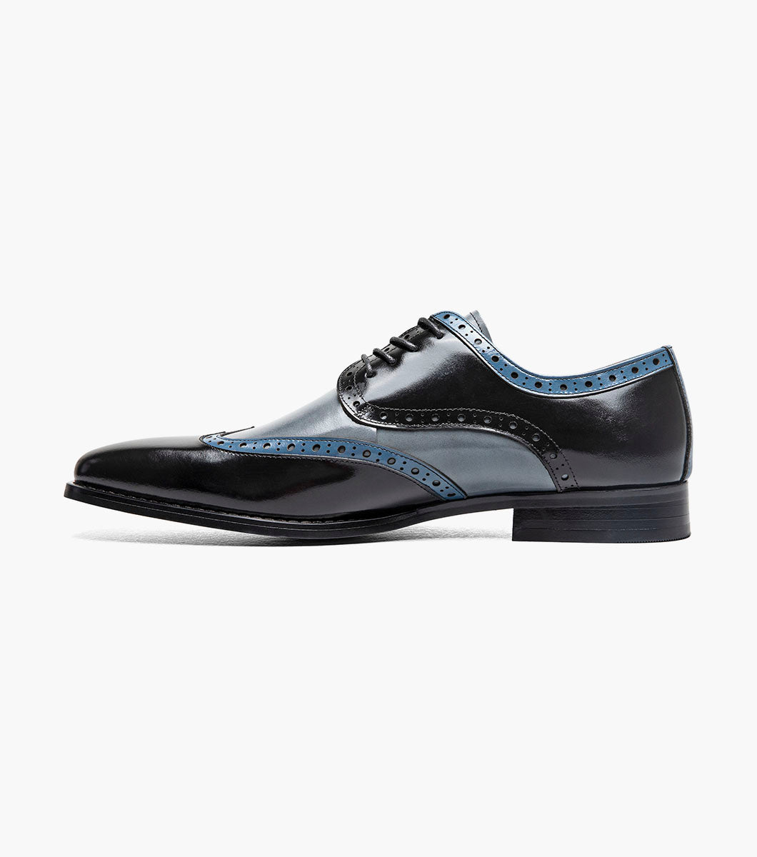 Stacy Adams Tindall Wingtip Oxford Newest Shoes - Black Multi