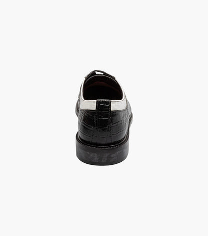 Stacy Adams Fiorentino Cap Toe Oxford RedZone Collection - Black w/White