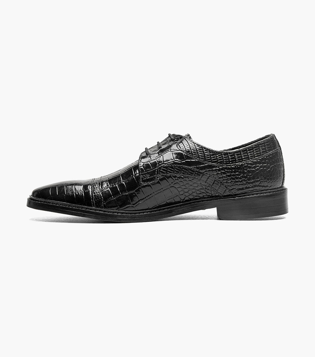 Stacy Adams Fiorentino Cap Toe Oxford RedZone Collection - Black