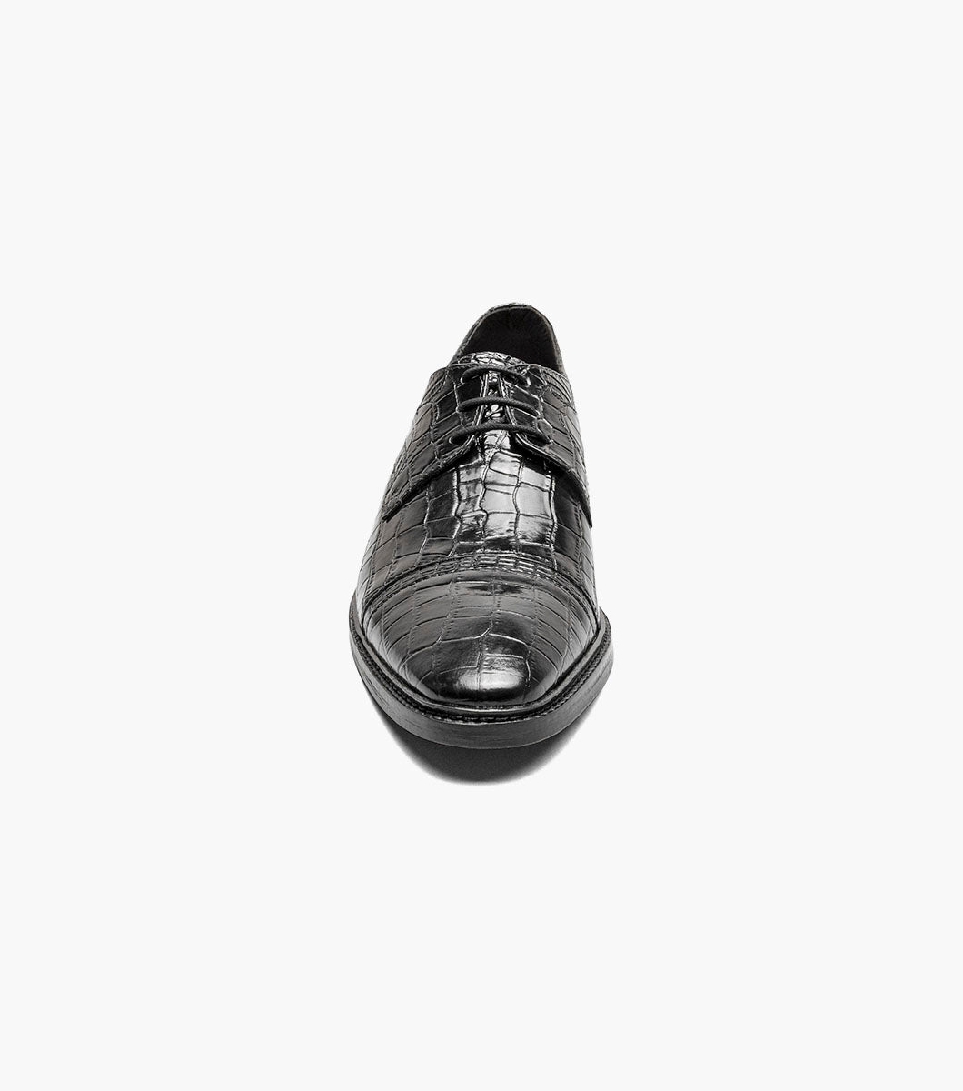 Stacy Adams Fiorentino Cap Toe Oxford RedZone Collection - Black