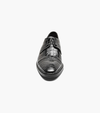 Stacy Adams Fiorentino Cap Toe Oxford RedZone Collection - Black