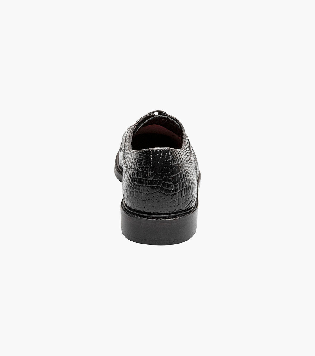 Stacy Adams Fiorentino Cap Toe Oxford RedZone Collection - Black