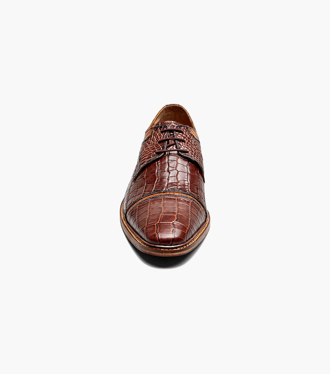 Stacy Adams Fiorentino Cap Toe Oxford RedZone Collection - Brown Multi