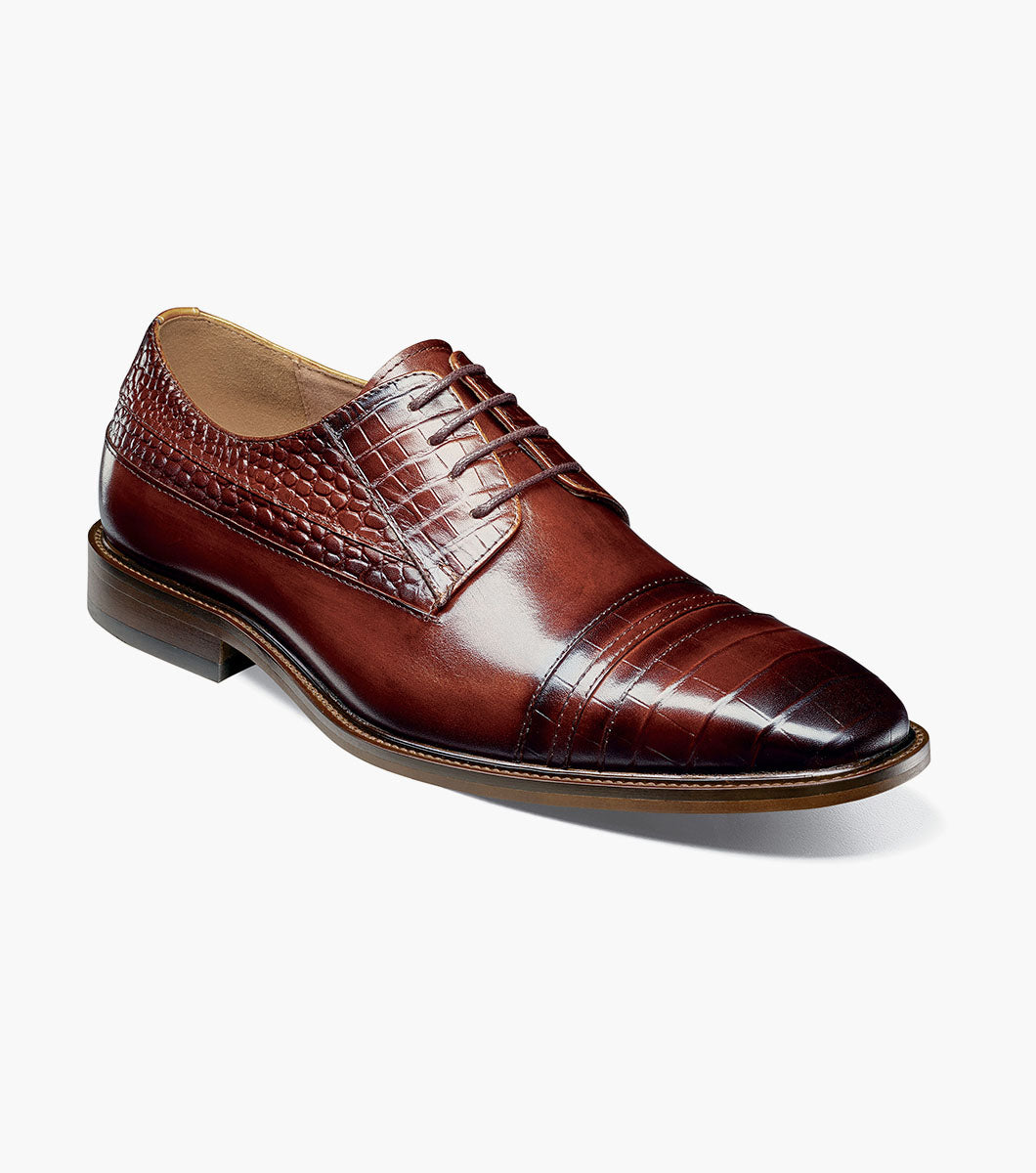 Stacy Adams Martino Cap Toe Oxford Newest Shoes - Brown