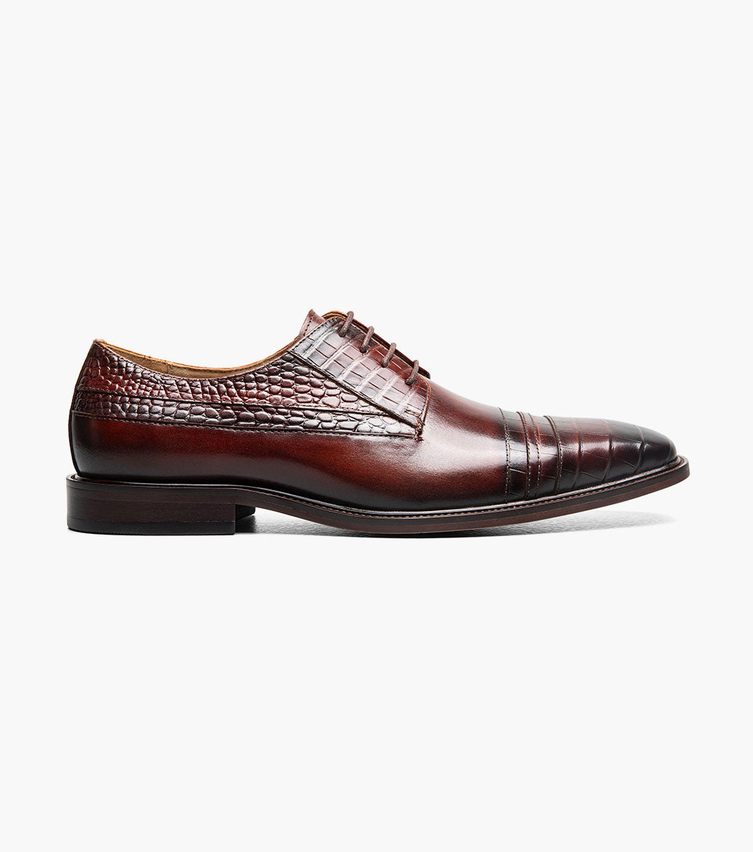 Stacy Adams Martino Cap Toe Oxford Newest Shoes - Brown