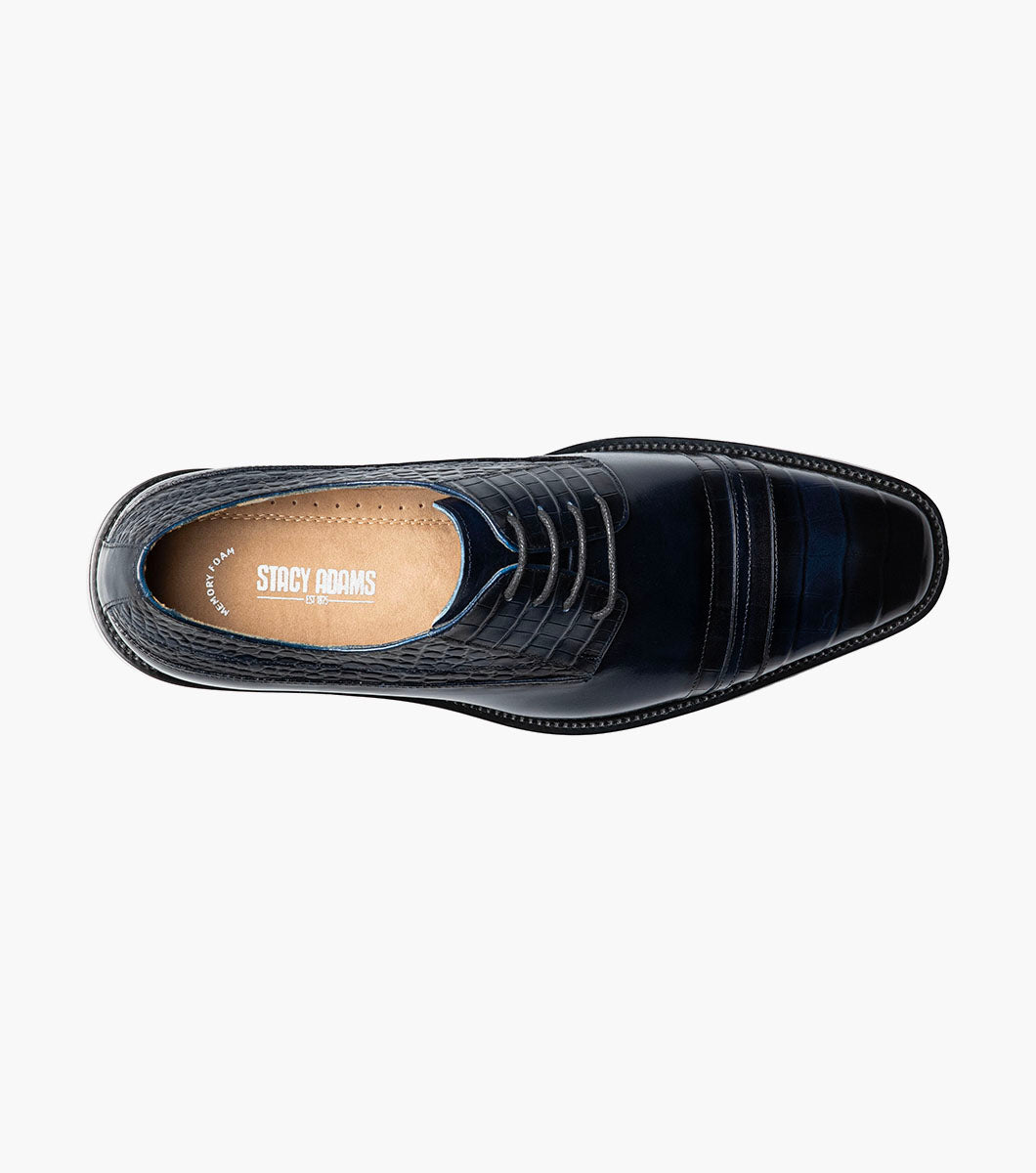 Stacy Adams Martino Cap Toe Oxford Newest Shoes - Blue
