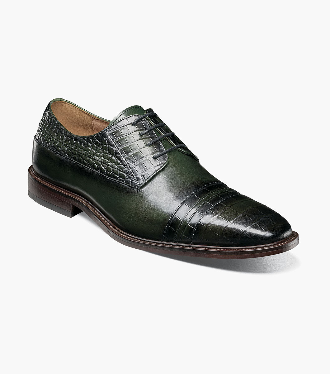 Stacy Adams Martino Cap Toe Oxford Newest Shoes - Green
