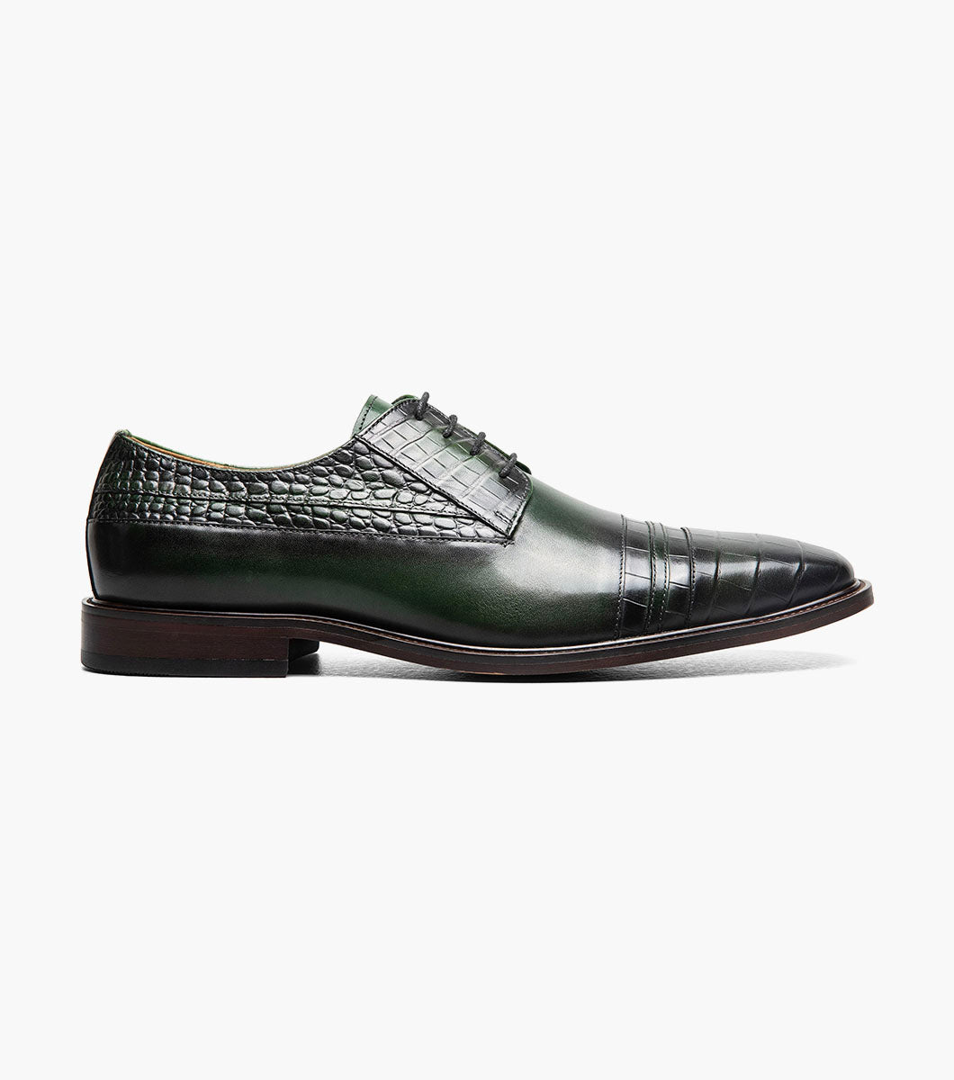 Stacy Adams Martino Cap Toe Oxford Newest Shoes - Green