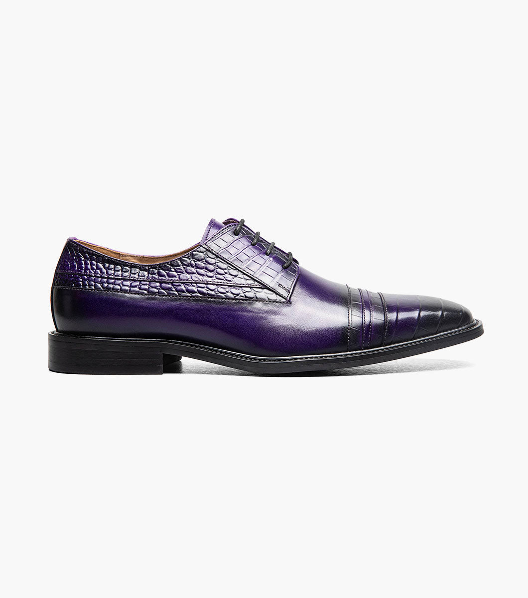 Stacy Adams Martino Cap Toe Oxford Newest Shoes - Purple