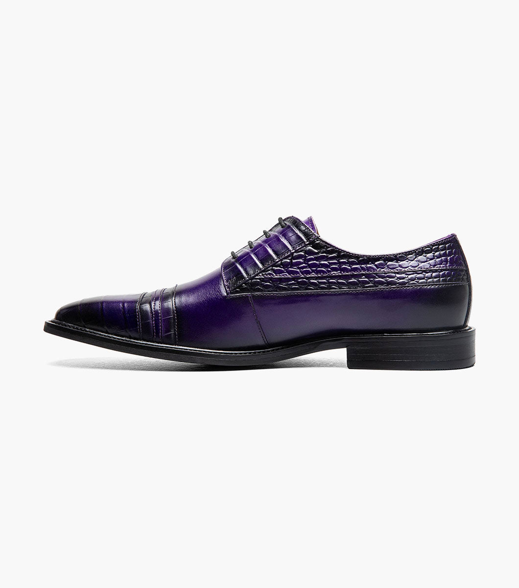 Stacy Adams Martino Cap Toe Oxford Newest Shoes - Purple