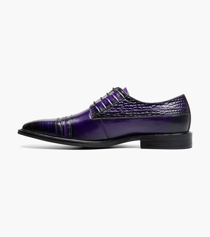 Stacy Adams Martino Cap Toe Oxford Newest Shoes - Purple