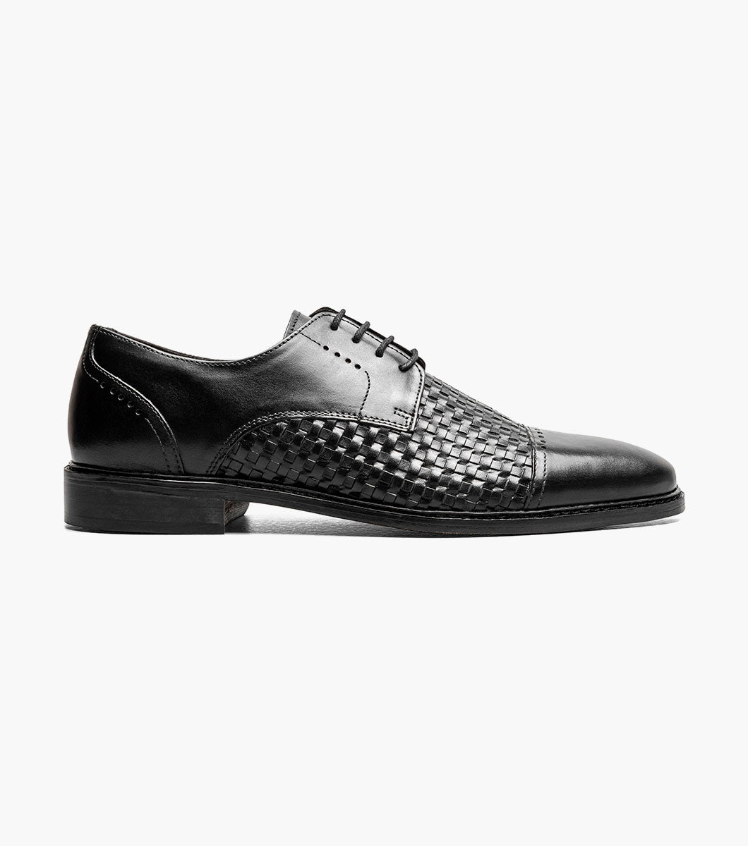 Stacy Adams Franchetti Cap Toe Oxford RedZone Collection - Black